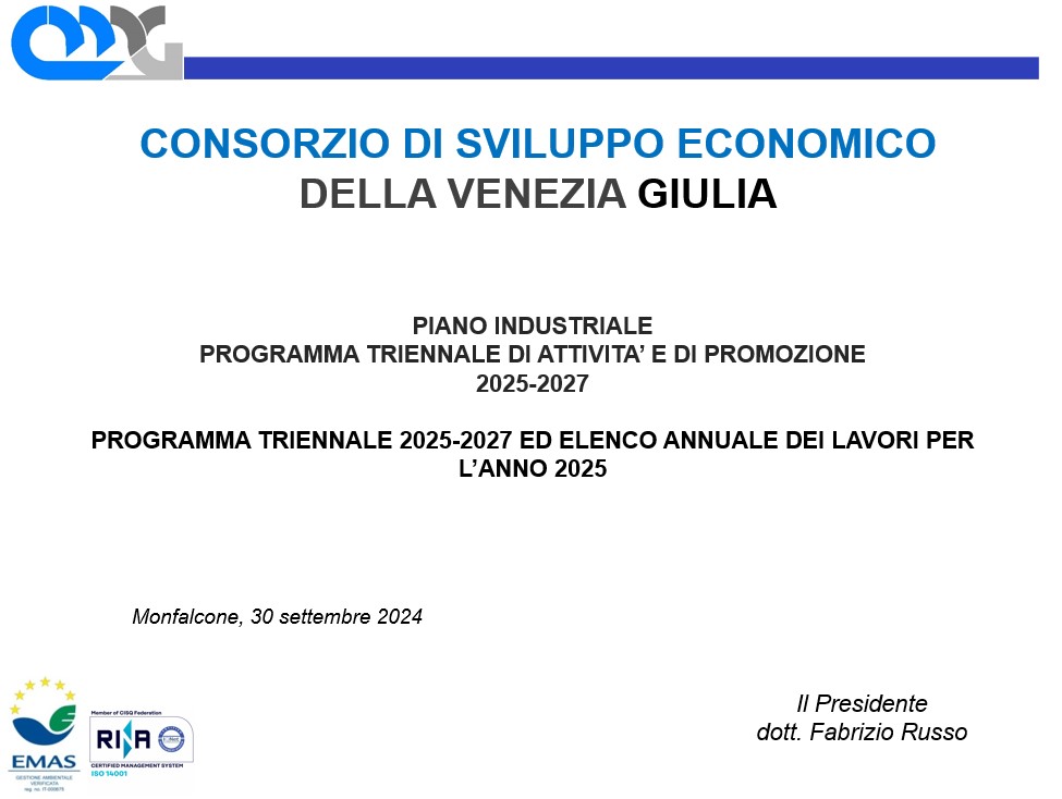 Assemblea dei Soci 30.09.2024 ha approvato all’unanimità il Piano industriale 2025_2027 del Coseveg