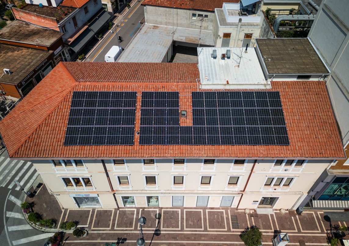 impianto fotovoltaico al servizio della sede legale del Coseveg