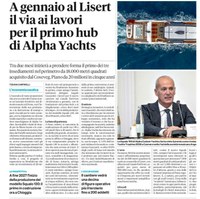 Alpha Yachts, a gennaio al Lisert partono i lavori per il primo hub italiano