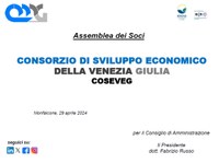 Bilancio consuntivo 2023 del Coseveg chiuso con utile