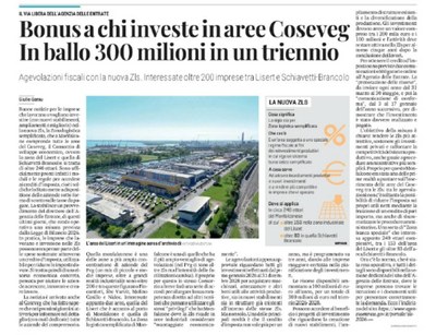 Bonus a chi investe in aree Coseveg. In ballo 300 milioni in un triennio - Zone Logistiche Semplificate ZLS