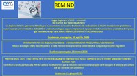 CONTRIBUTI REGIONALI SCADENZE - REMIND