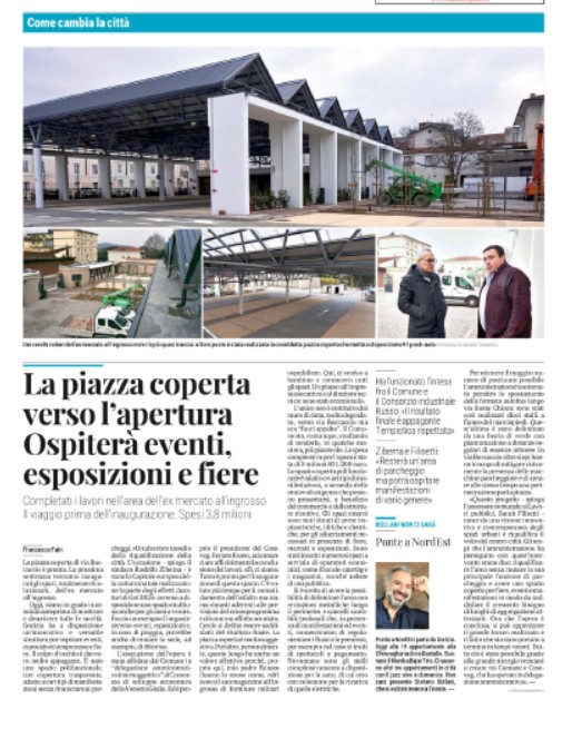 La piazza coperta di via Boccaccio a Gorizia verso l’apertura ospiterà eventi, esposizioni e fiere