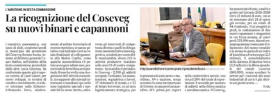 La ricognizione del Coseveg su nuovi binari e capannoni
