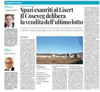 Spazi esauriti al Lisert. Il CoSEVEG delibera la vendita dell’ultimo lotto che si affaccia sul canale Est-Ovest e dove sorge il polo nautico.